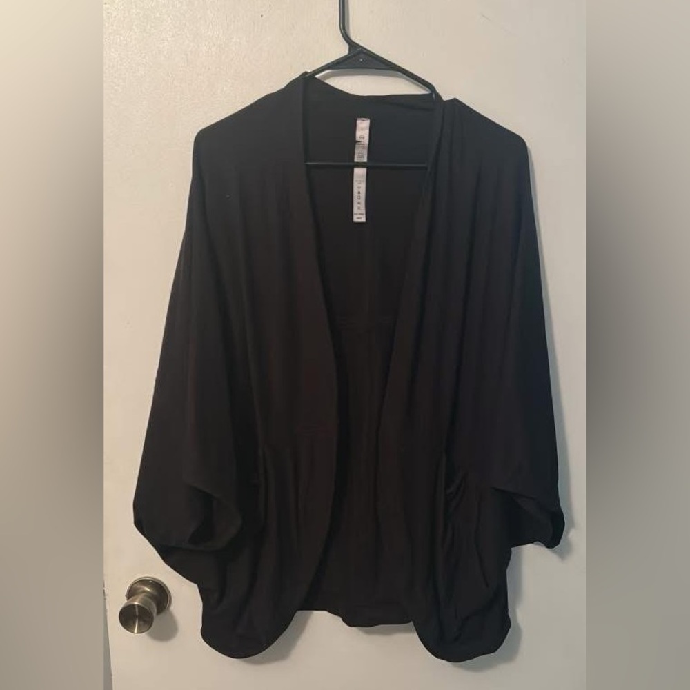 Elegant Black Women's Sweater Cardigan